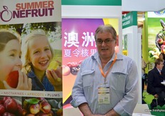 John Moore of Summerfruit Australia. The organisation has lobbied hard for market entry. This will be the first season stonefruit will be exported to China. The organisation will monitor and guide the process.