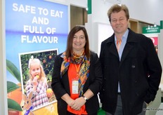 Judith Damiani, CEO, and David Daniels, Citrus Market Access Manager, of Citrus Australia.