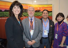 The California Strawberry Commission with Christine B. Christian, Mack Ramsay, Mark Martinez and Fang Liu.