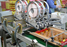 Stickering machine by Sinclear.