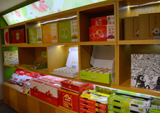 Kiwifruit sold in one of the shops in Xi'An.