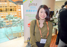 Tina Sun of Shanghai Cydiance Technology. The company develops and manufacturers data and temperature tracking devices for the domestic market and import and export businesses.