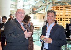 To the left, David Oster of Emerson. He is together with Gustavo Yentzen.