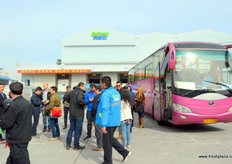 First stop of the Industry Tour at one of the distribution hubs of Exfresh.