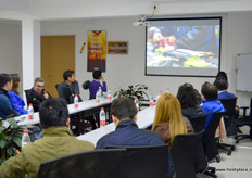Participants were given a presentation by three key members of the Exfresh management team.