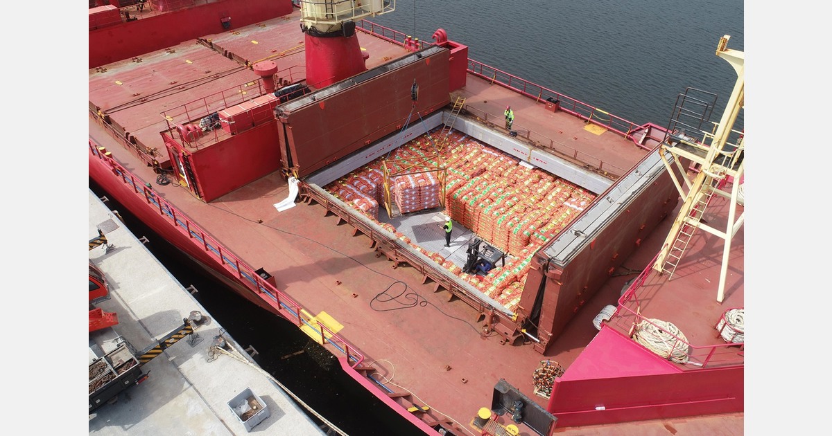 "Cooperation with packing stations and exporters streamlines onion flow through the terminal"