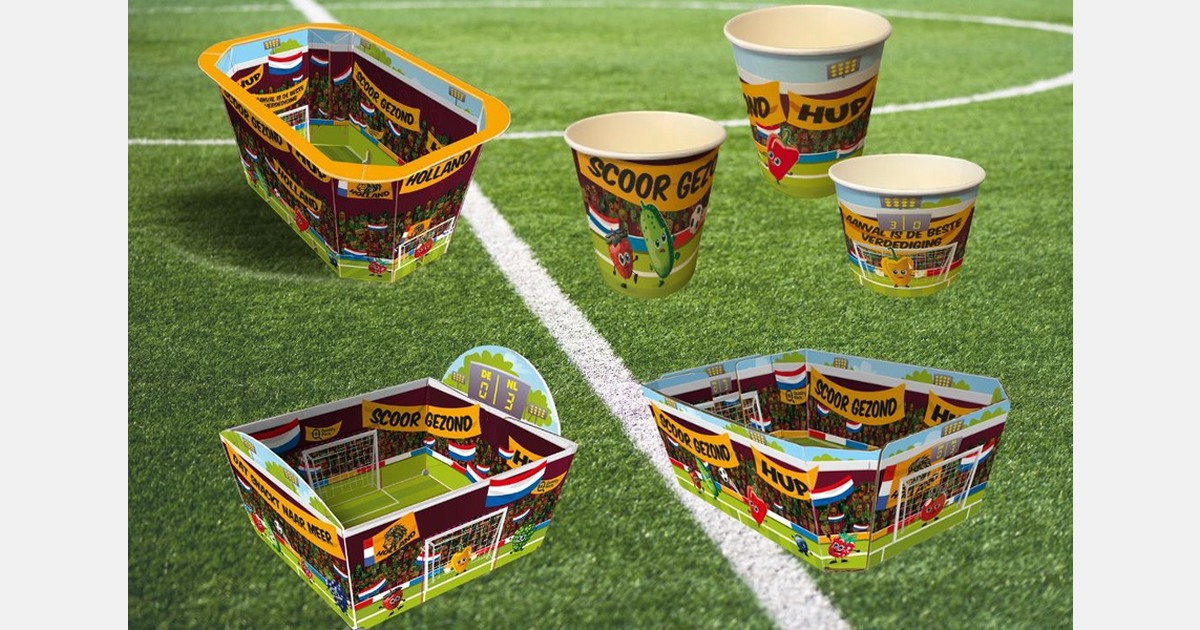 Special World Cup packaging for fruit and vegetable products