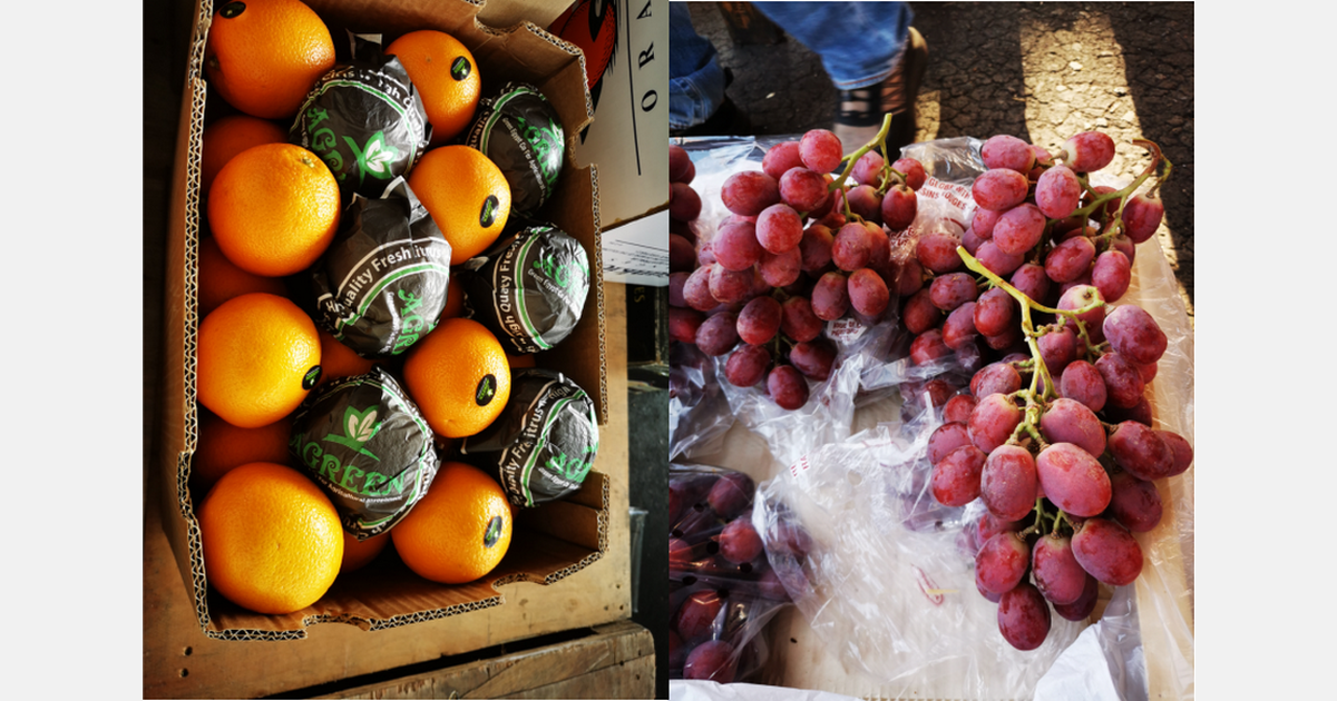 Egyptian oranges arrive on the market while blueberry prices rebound