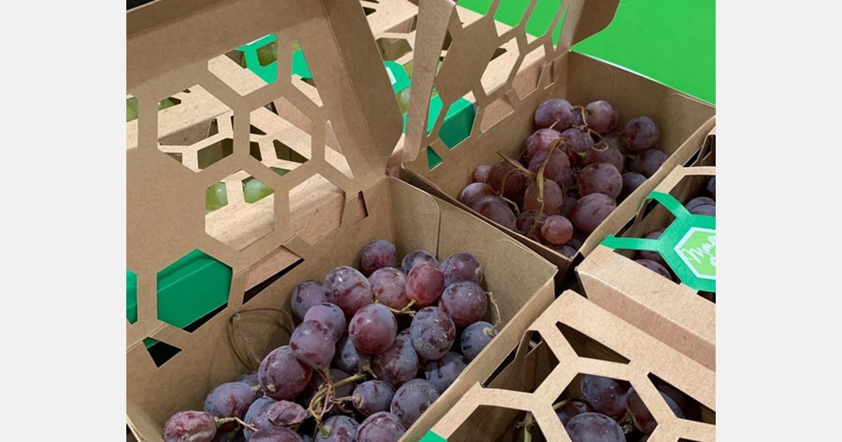Recyclable table grape packaging to be displayed at Fruit Attraction