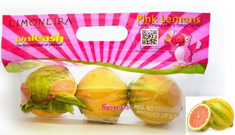 Pink lemons bring the color to the lemon category”