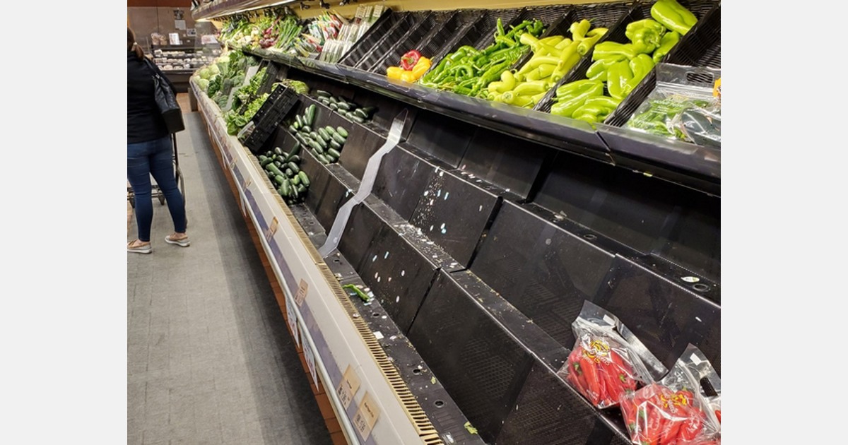 US Empty shelves are back