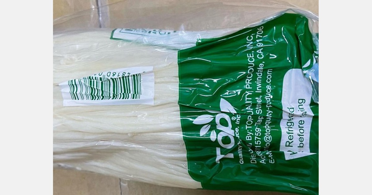 Top Quality Produce, Inc. Enoki mushroom recall notification
