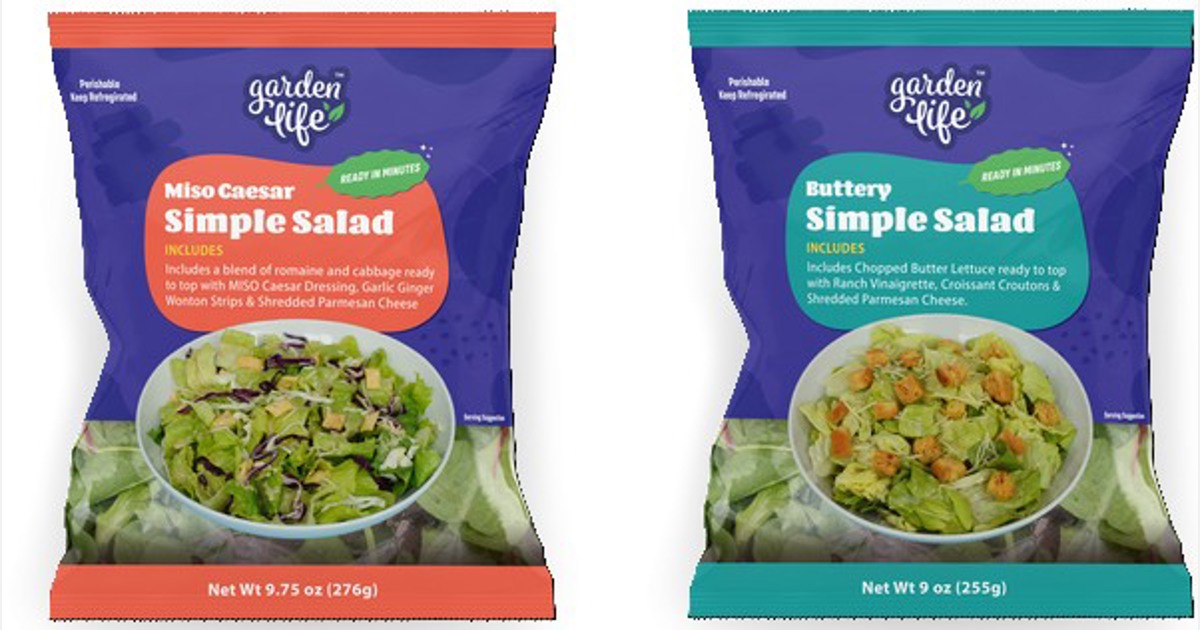 New packaged salad kits unveiled