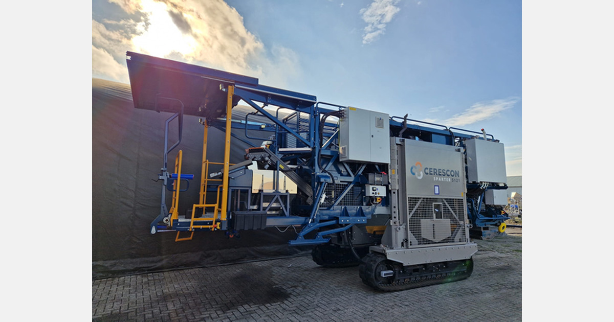 Offered at online auction asparagus harvesting machine!