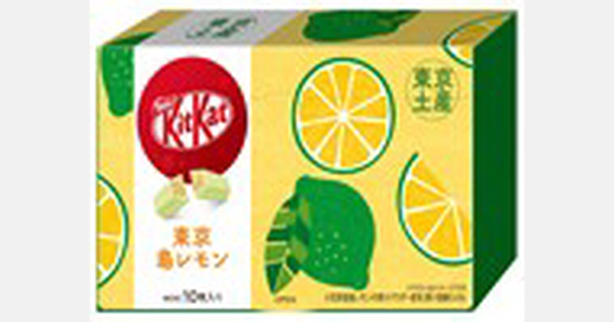 Special flavour Tokyo Shima lemon KitKat chocolate produced