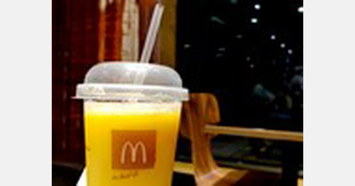 McDonald's is faced with orange juice supply shortage