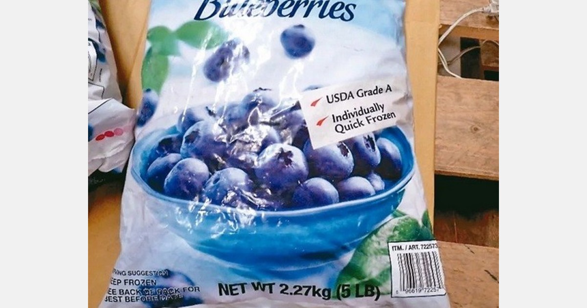 Costco Taiwan blueberries also tainted with hepatitis A