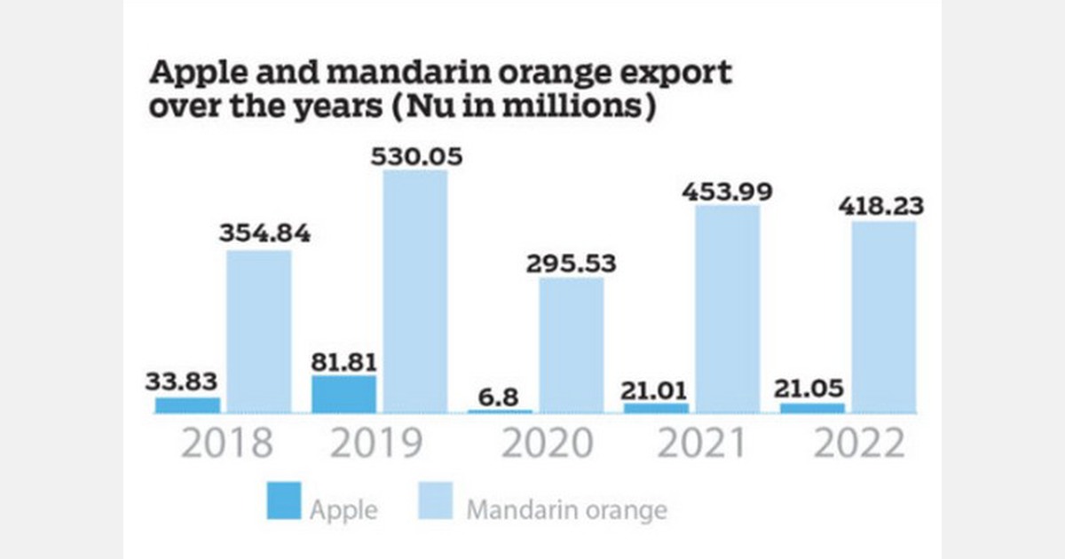 Bhutan’s mandarin orange and apple growers promised to have enough