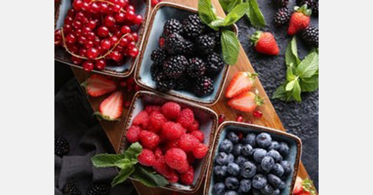El suministro de berries de Chile a Europa incluye arándanos, fresas, frambuesas y moras.