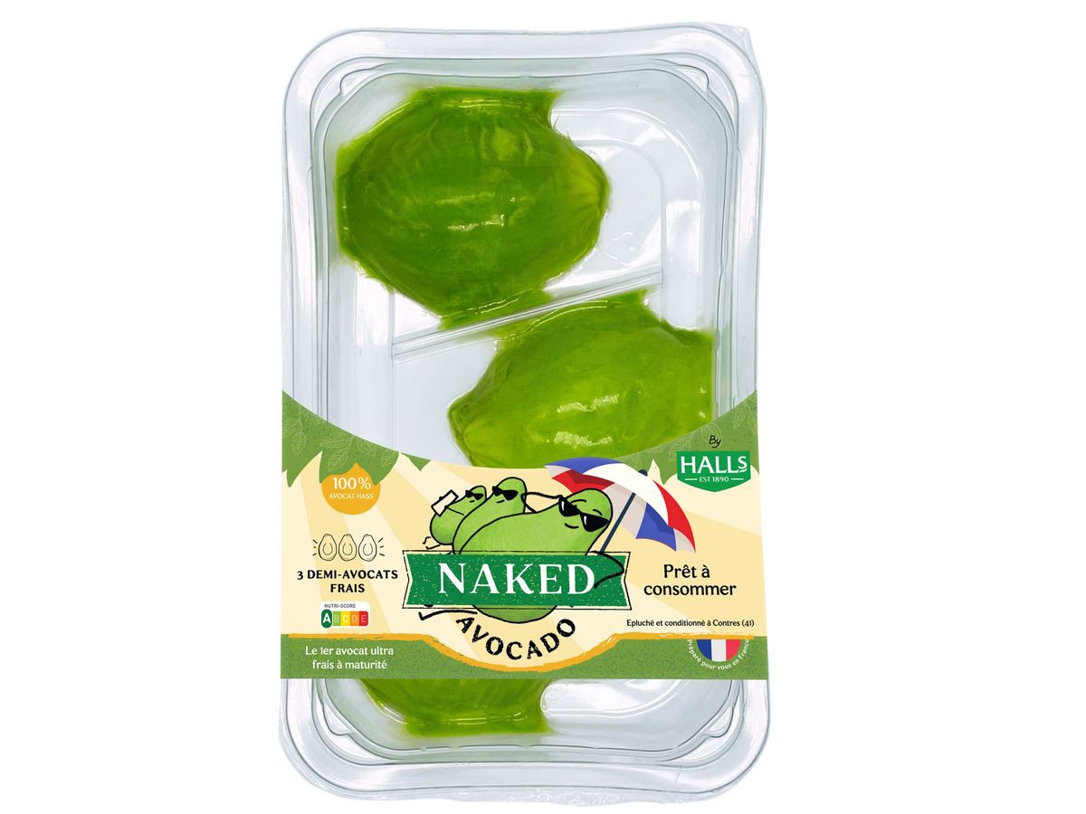 Halls launches sale of “naked” avocados