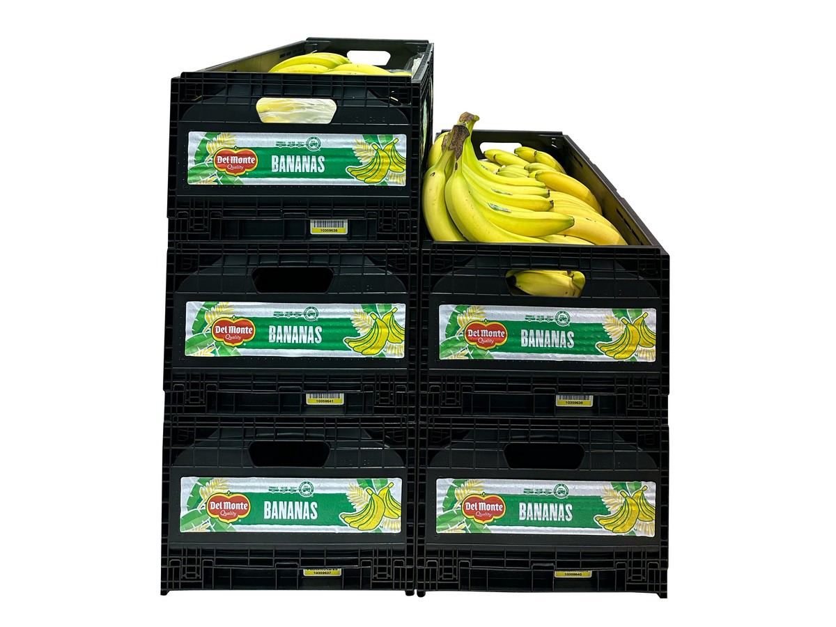 Fresh Del Monte introduces reusable plastic banana containers