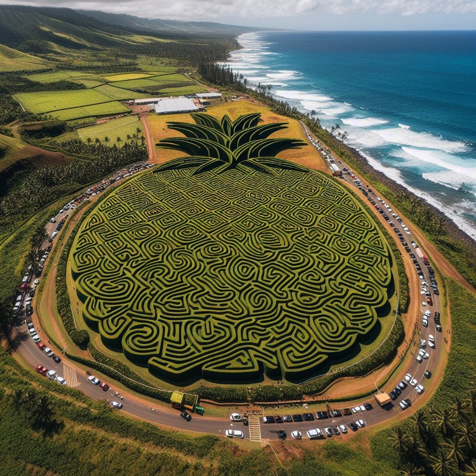 World's largest pineapple maze