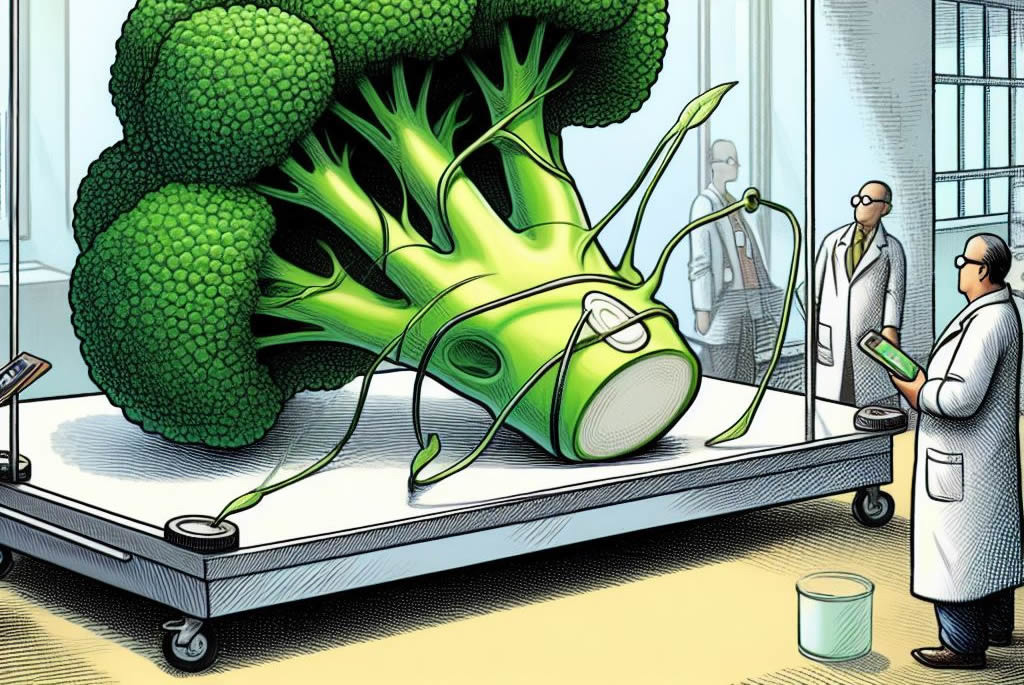 Art project of self-moving broccoli mislabeled as Gates' lab-grown