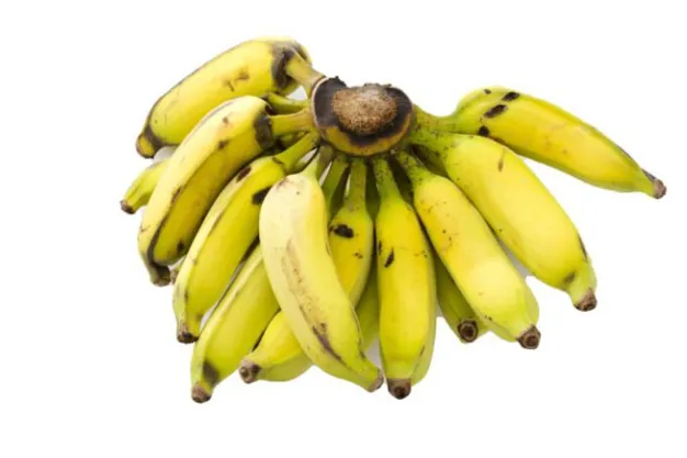 Un manjar exclusivo sudamericano: plátanos y manzanas