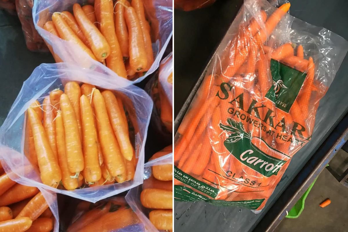 "Egyptian carrots are 35 cheaper than the competition"