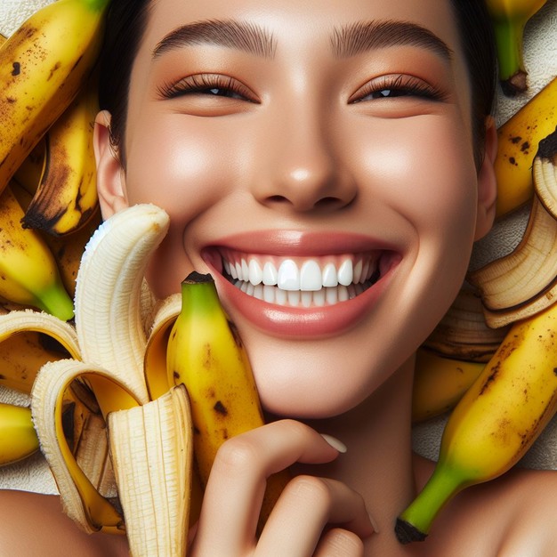 Banana peels for teeth whitening?