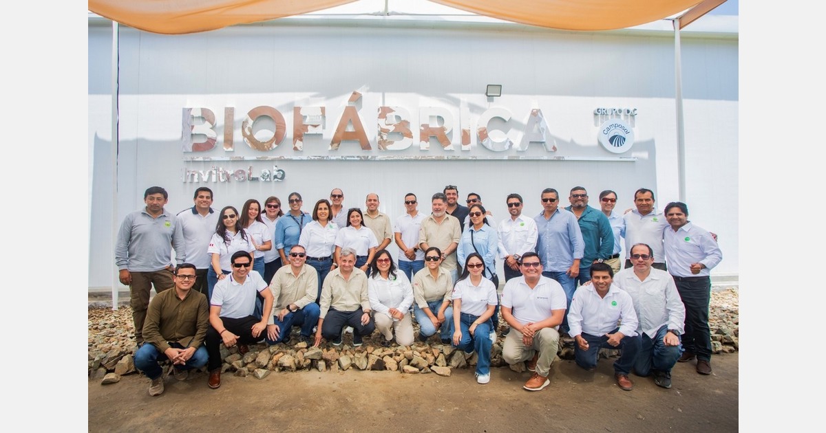 New blueberry biofactory opens in Peru