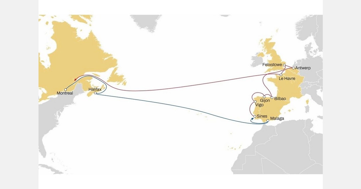 Spain adds new shipping route to Canada