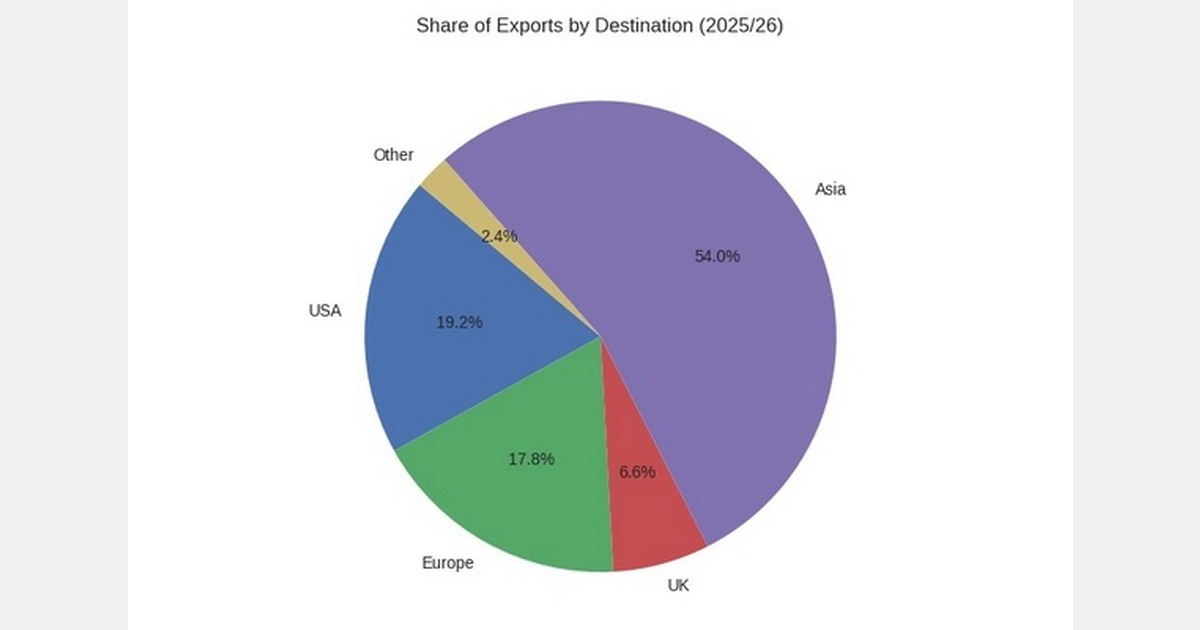Chile shifts early blueberry exports toward Asia