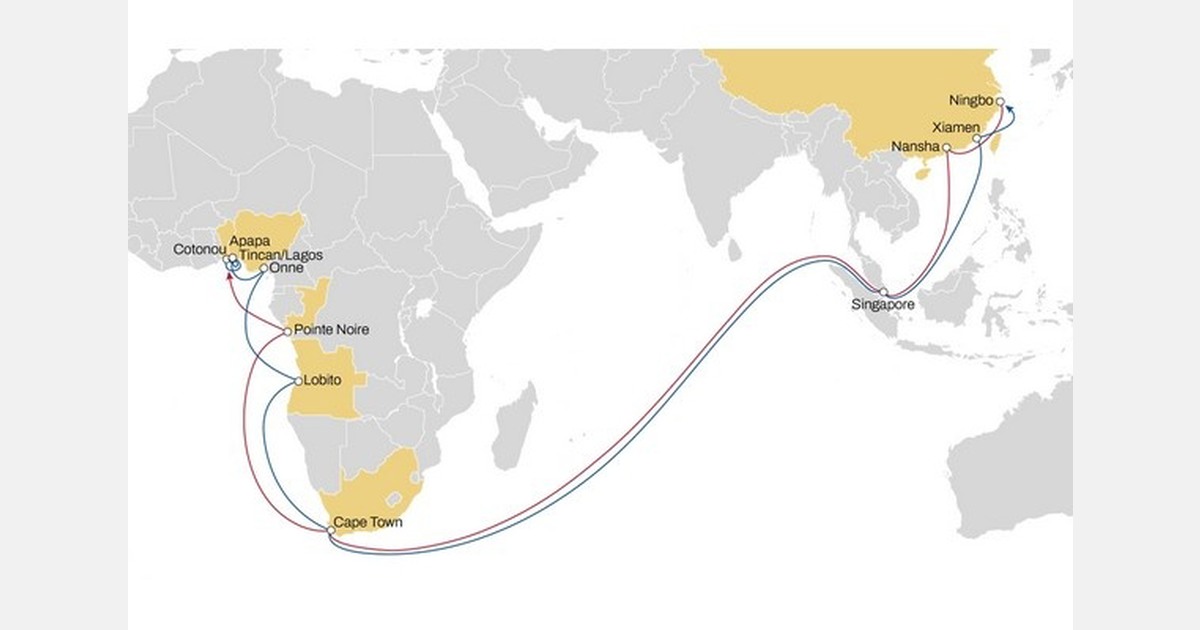 MSC's IROKO service has new direct call at Cape Town, connecting Asia, South and West Africa