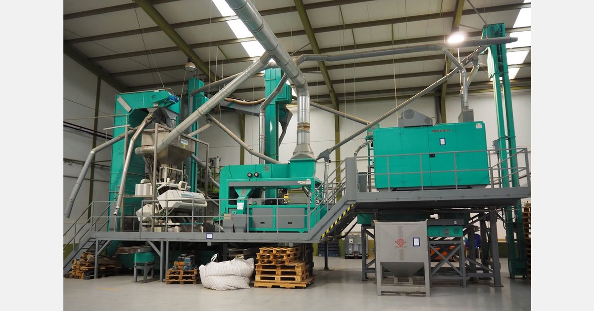 Machinery for the production of olive oil from pits on behalf of Gordon Brothers