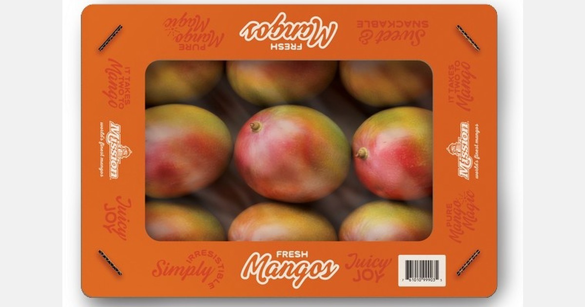 New display-ready lidded mango carton introduced