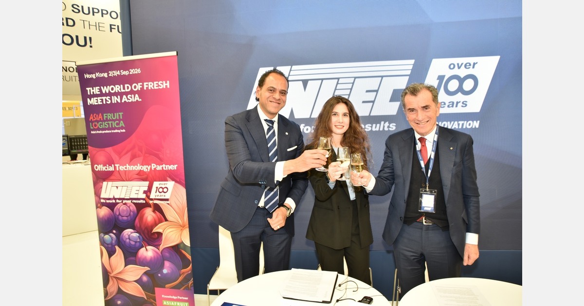 Asia Fruit Logistica appoints Unitec as official technology partner