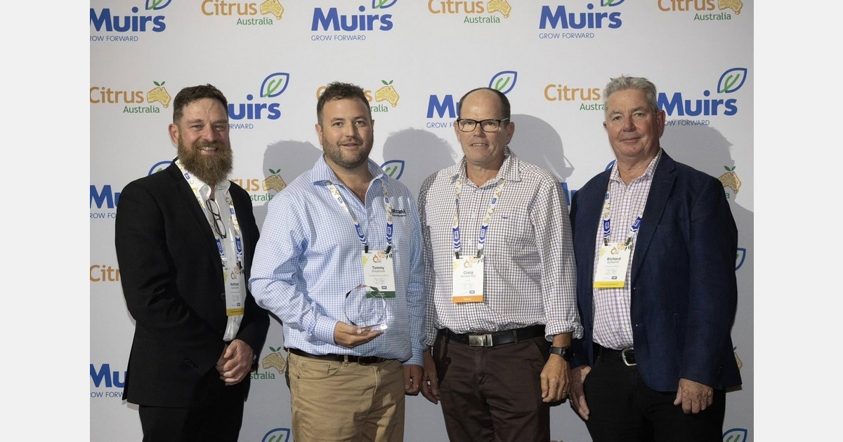 Victorian farm manager wins 2026 citrus emerging leader award