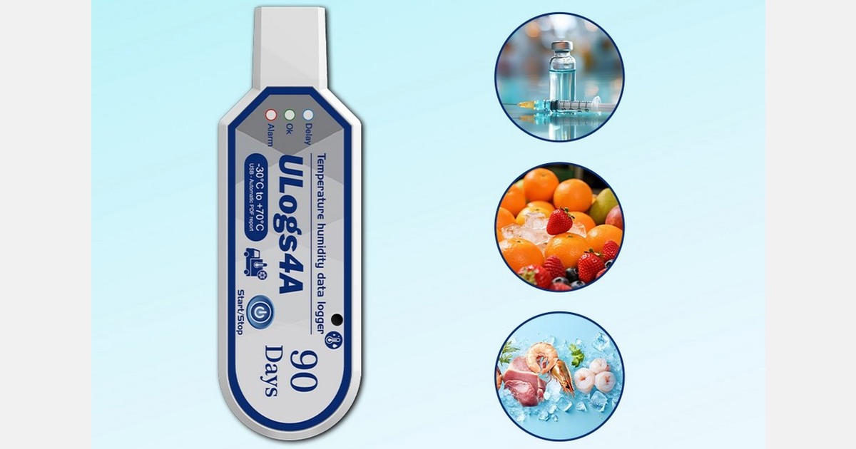 Даталоггер ULogs4A для холодовой цепи: до 300 дней автономно