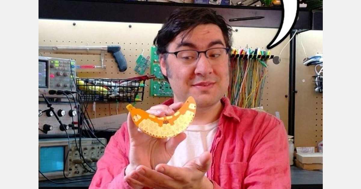 UK banana-shaped synthesizer raises £34k on Kickstarter