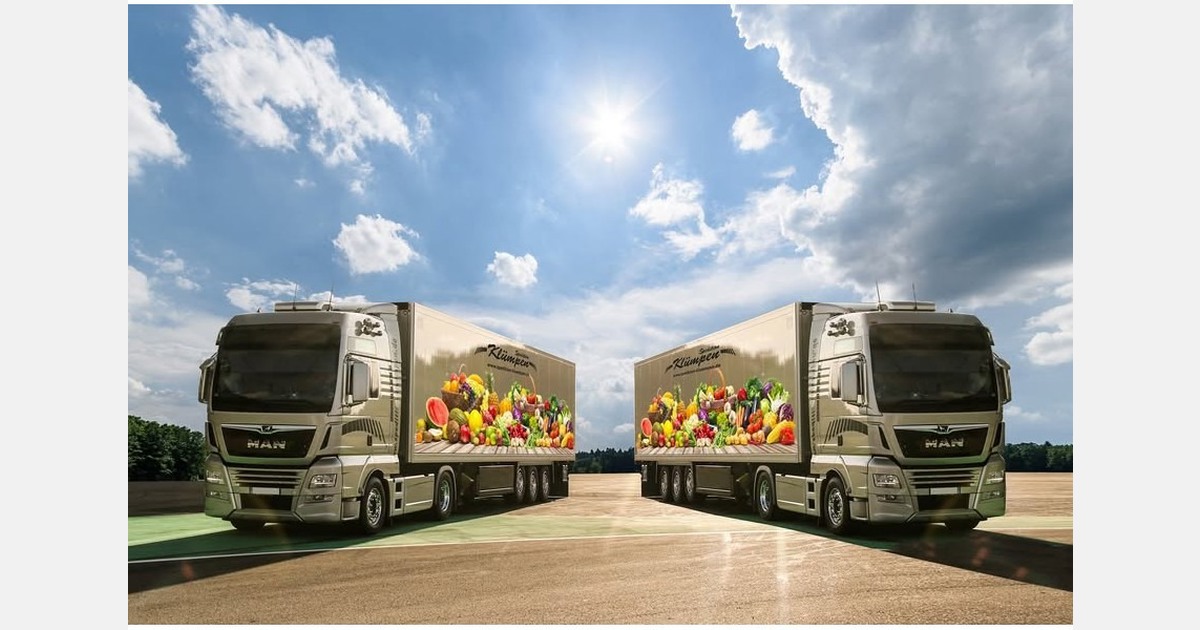 "Temperature-controlled transport of fruit, vegetables and dairy products"
