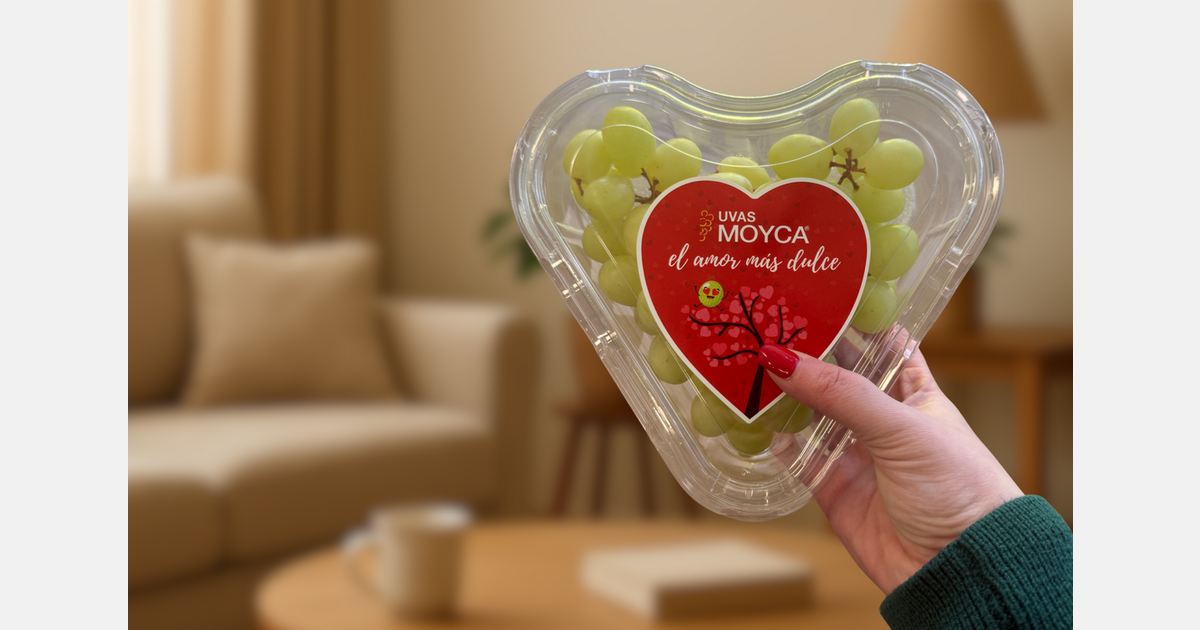Moyca presents a grape proposal for Valentine's Day