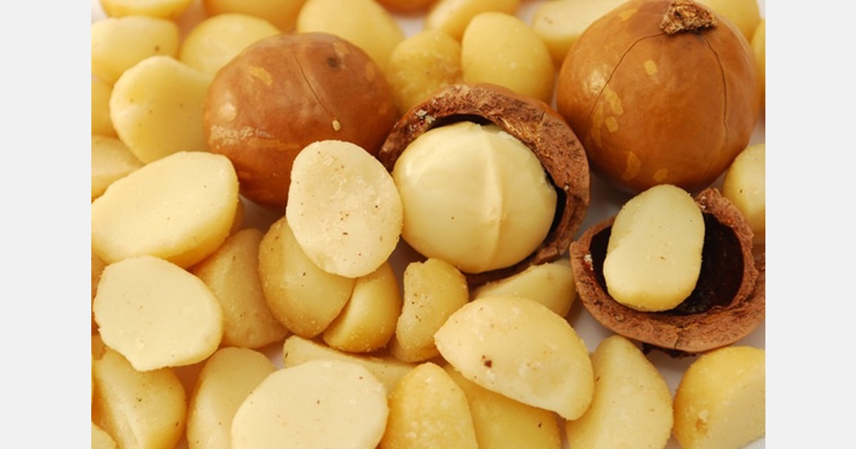 Chinese macadamia nut production has increased by 25% every year for the last 6 years