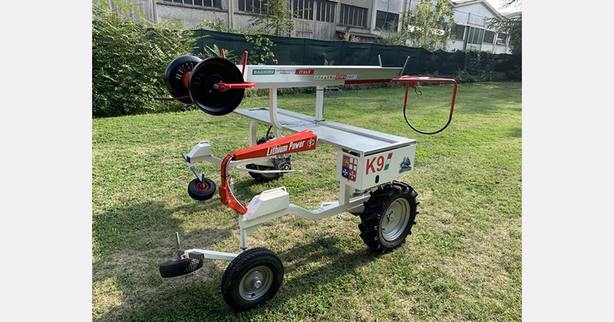 New asparagus harvesting machine