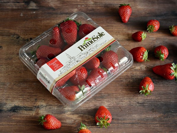 Strawberries made in Lucania in a new sustainable packaging