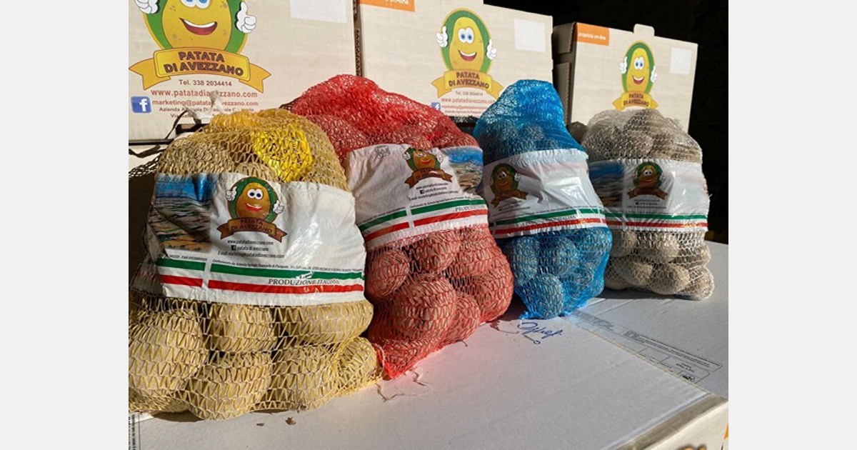 Las patatas Avezzano se venden en Horeca y mercados públicos en el centro de Italia