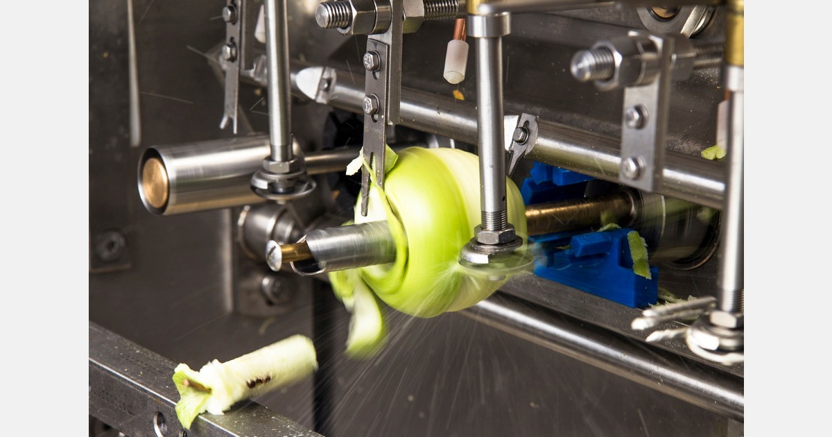 New technologically advanced machinery designed specifically for apples