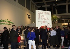 The Turners & Growers/Enzafruit stand was much visited.