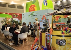 The Group A. de Witte stand, a group of over 20 companies from Belgium holding a presentation.
