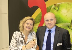 Editor Belgium Gertrude Snoei with Jo Lambrecht.